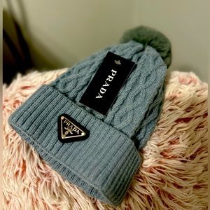 Prada Ribbed-Knit Beanie